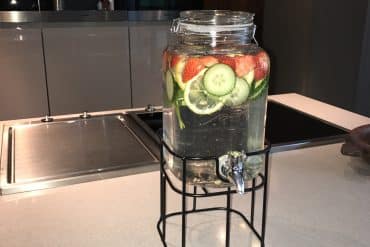 Fruit infused water tap