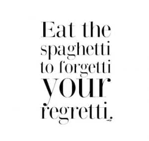 Spaghetti courgetti carbonara Today I Meet